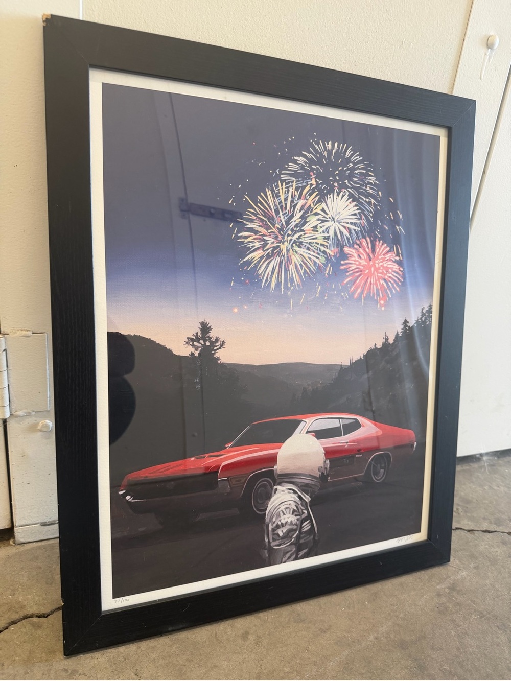 Scott Listfield “Torino” Signed Limited Edition Print 24/100 Framed